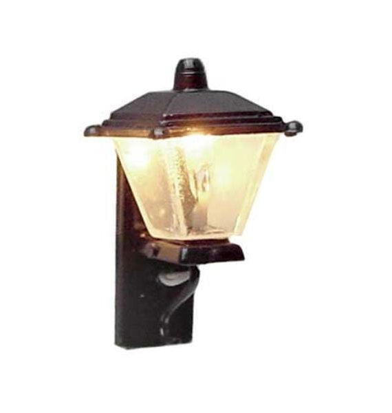 Black Dollhouse Miniature Coach Lamp