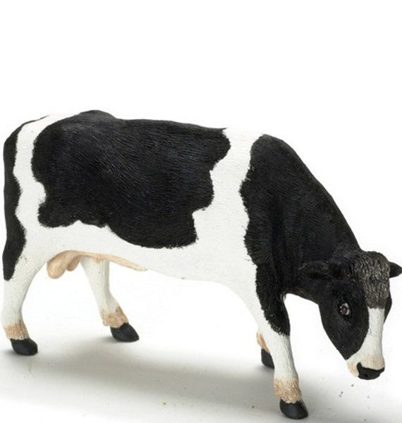 Dollhouse Miniature Black Bull