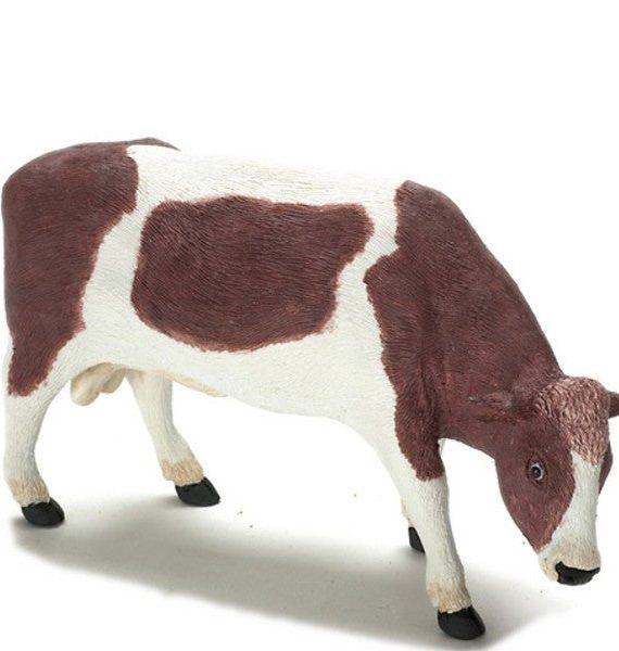 Dollhouse Miniature Brown Bull