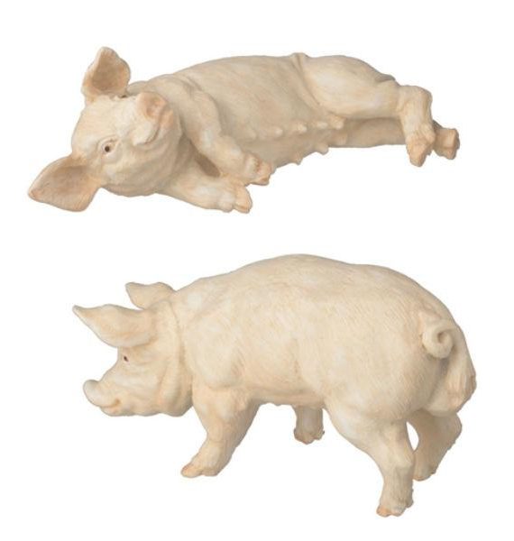 Dollhouse Miniature Pigs