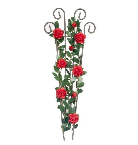 Floral Dollhouse Miniature Trellis