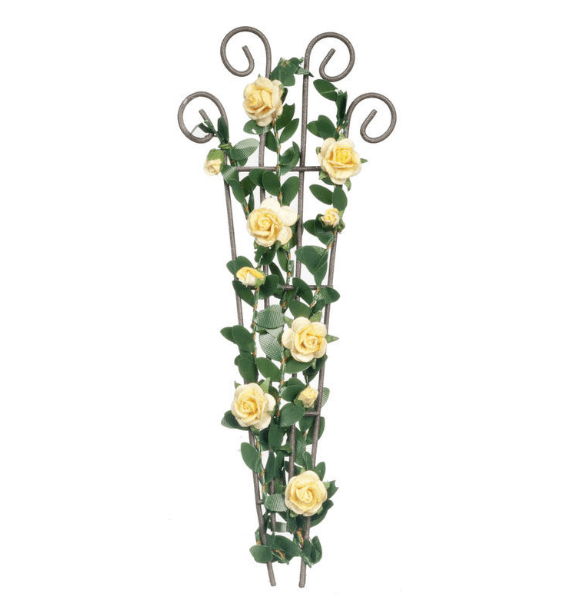 Floral Dollhouse Miniature Trellis
