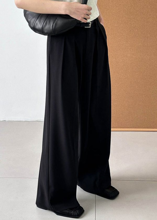 2025 New Beige High Waist Pockets Pants Summer - Image 4