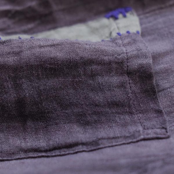 Art Lapel Wrinkled Shirts Inspiration Purple Blouses - Image 5