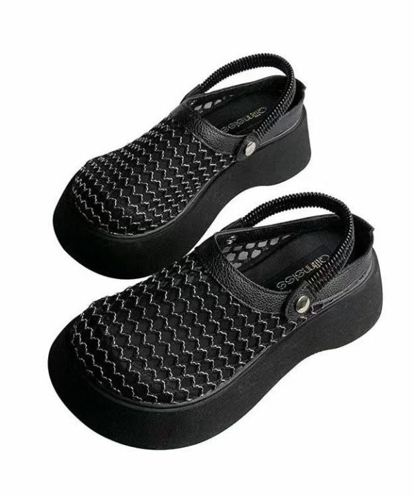 Apricot Sandals Platform Breathable Mesh Casual Splicing - Image 5