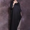 Beautiful half sleeve cotton clothes Women Tutorials black Traveling Dress summer