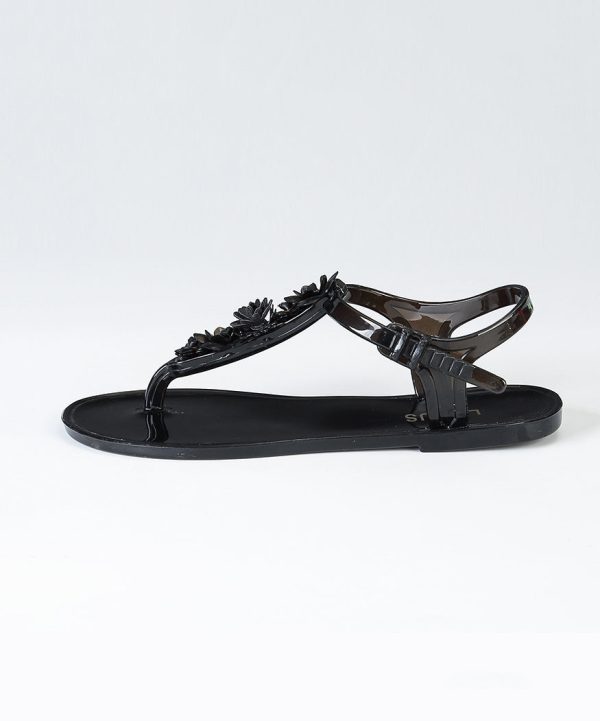Boho Green Floral Splicing Beach Flip Flops Sandals - Image 5
