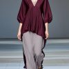 Boho Mulberry Low High Design Silk Shirt Bracelet Sleeve