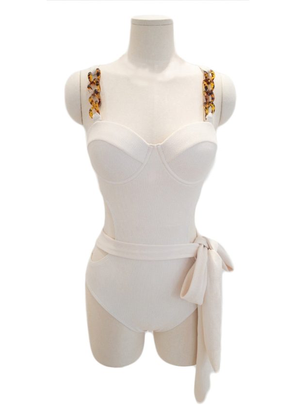 Boho White Leopard Patchwork Cami Bodysuits - Image 5