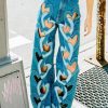 Chic Blue Hollow Out High Waist Denim Pants Spring