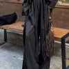 Chinese Style Black High Wais Patchwork Mens Pants