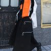 Cozy knitwear plus size black v neck patchwork knitted jackets