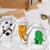Cute White Tiger Animal Print Kids Top Summer