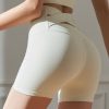 Dynamic Beige Butt Scrunch Workout Gym Running Shorts