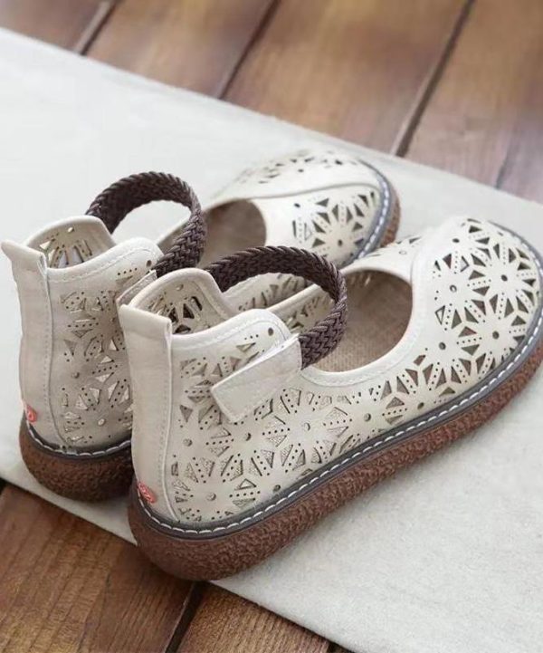 Faux Leather Khaki Water Sandals Buckle Strap best sandals for walking - Image 3