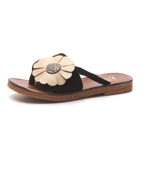 Green Floral Thong Sandals - Image 5