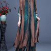 Italian Chocolate Casual Summer Chiffon Vacation Dresses