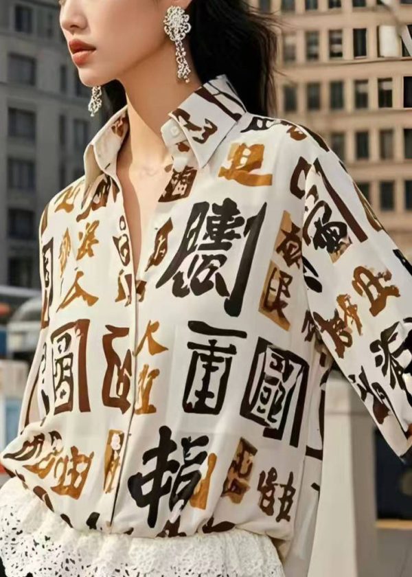 Modern Oversized Patchwork Lace Shirts Half Sleeve - Image 2