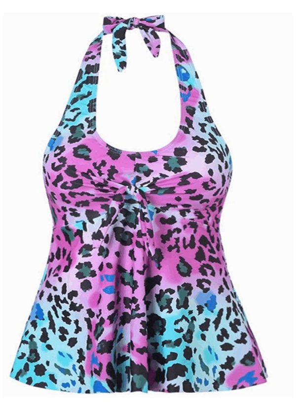 New American Style Black Leopard Print Swimwear Bikini Set - Image 4