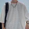 New White O Neck Solid Ice Silk Men T Shirt Batwing Sleeve