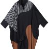 New Woman Long Batwing Sleeves Plus Size Patchwork Shirt Dress
