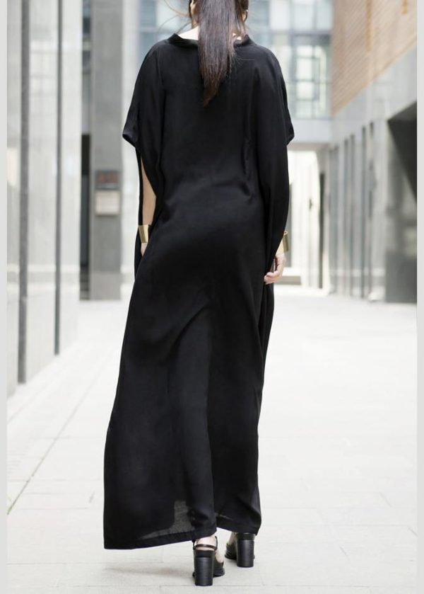 2025 Black Maxi Dress Long Summer Dresses Caftan - Image 4