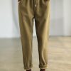 Simple Khaki Clothing Spring Elastic Waist Drawstring Fashion Ideas Pant
