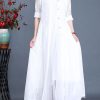 Unique White Summer Button Lace Long Cardigans