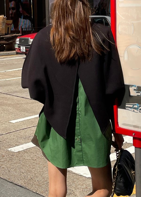 Women Button Coats And Shirts Two Piece Set Spring - Image 5