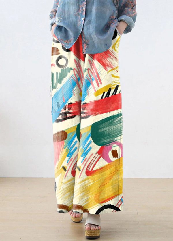 Casual nude trousers women 2025 new spring and summer bloomers linen high waist carrot pants - Image 9