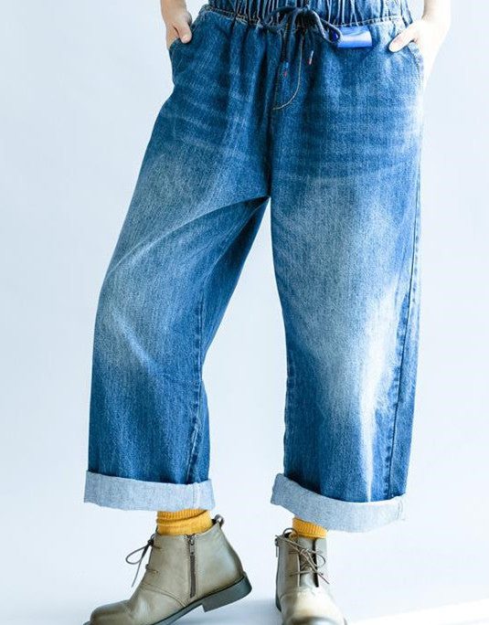 elastic waist wide leg pants fashion striped wide leg pants